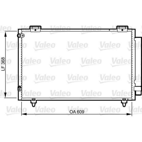 Condensador / Radiador Aire Acondicionado Para Toyota Corolla