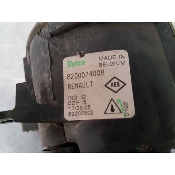 Faro Antiniebla Izquierdo Para Renault Megane Ii Coupe/Cabrio