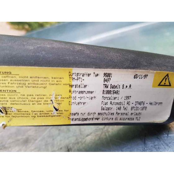 Pretensor Airbag Derecho Para Alfa Romeo 146