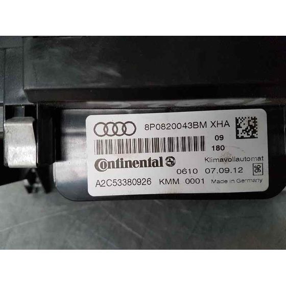 Mando Climatizador para Audi A3 Sportback (8P)