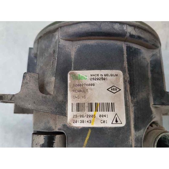 Faro Antiniebla Derecho Para Renault Megane Ii Berlina 3P