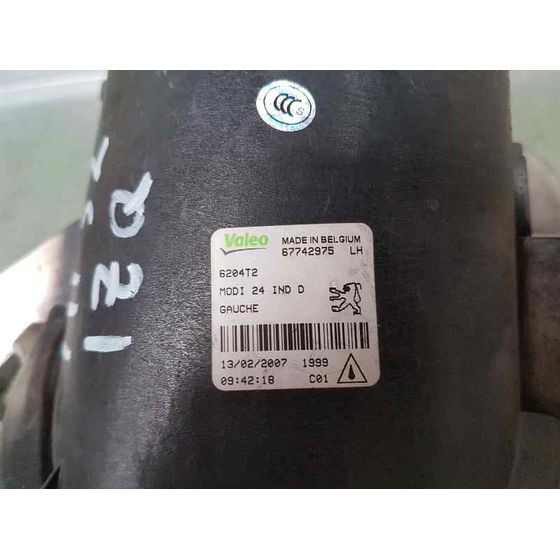 Faro Antiniebla Izquierdo para Peugeot 206 Cc