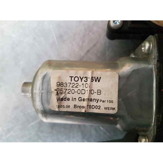 Elevalunas Delantero Izquierdo Para Toyota Yaris