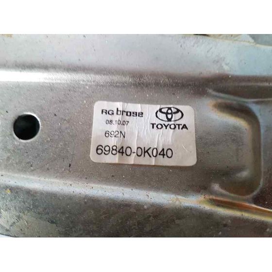 Elevalunas Trasero Izquierdo Para Toyota Hilux