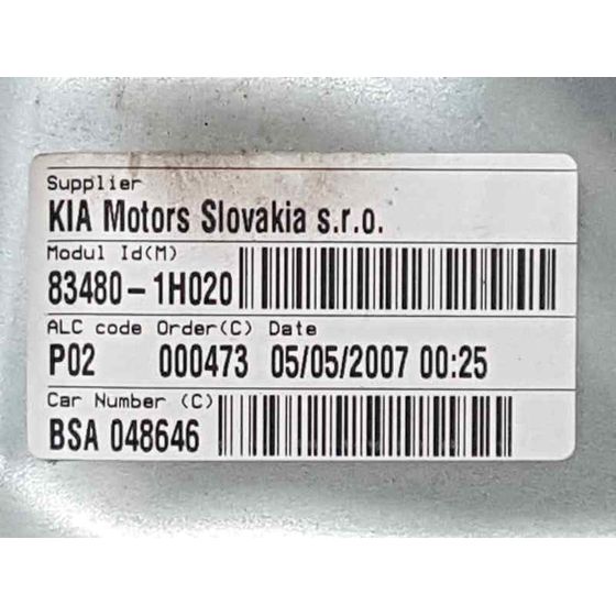 Elevalunas Trasero Derecho Para Kia Cee'd