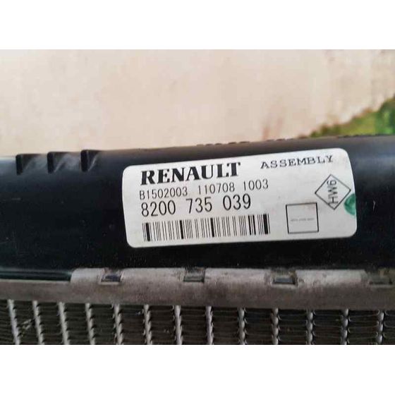 Radiador Agua Para Dacia Sandero