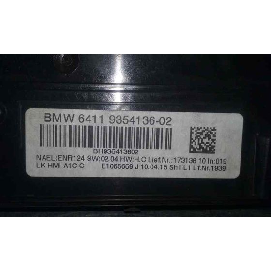 Mando Climatizador Para Bmw Serie 1 Lim. 5-Trg.