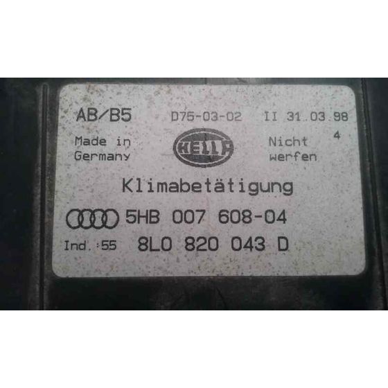 Mando Climatizador para Audi A3 (8L)