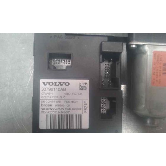 Motor Elevalunas Delantero Derecho Para Volvo S40 Berlina