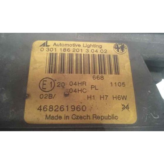 Faro Izquierdo Para Alfa Romeo 147
