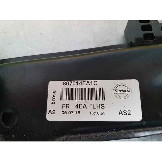 Elevalunas Delantero Izquierdo Para Nissan Qashqai
