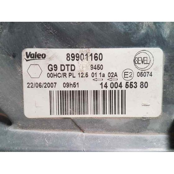 Faro Derecho Para Citroen Jumpy