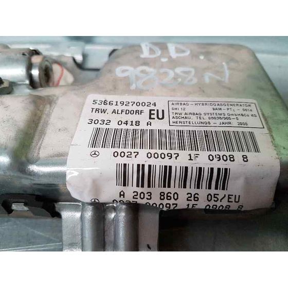 Airbag Lateral Delantero Derecho Para Mercedes Clase C Berlina