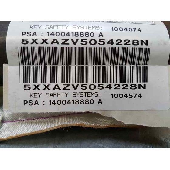 Airbag Cortina Delantero Derecho Para Citroen C8