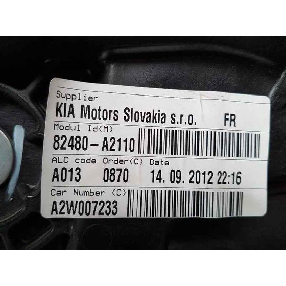 Elevalunas Delantero Derecho Para Kia Cee'd Sporty Wagon