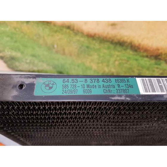 Condensador / Radiador Aire Acondicionado Para Bmw Serie 5 Berlina