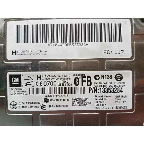 Modulo Bluetooth Para Opel Insignia Berlina