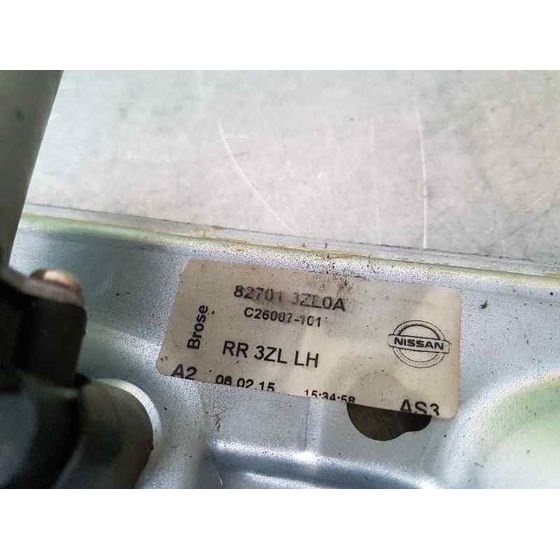 Elevalunas Trasero Izquierdo Para Nissan Pulsar