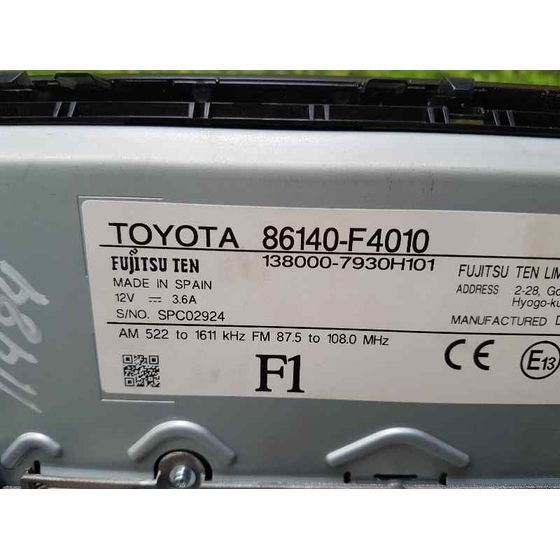 Sistema Audio / Radio Para Toyota C-Hr