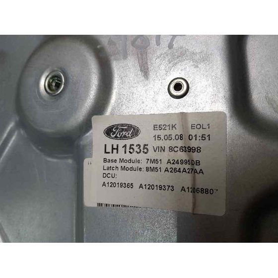 Elevalunas Trasero Izquierdo Para Ford Focus Turnier