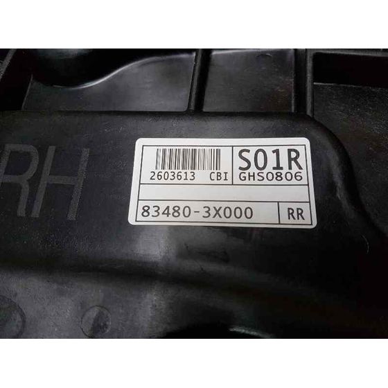 Elevalunas Trasero Derecho Para Hyundai Elantra