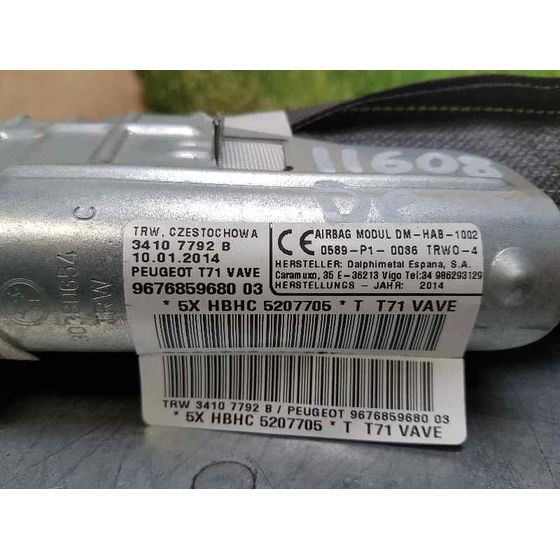 Airbag Cortina Delantero Derecho  para Peugeot 308 Sw