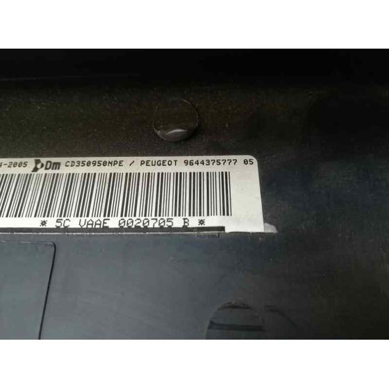 Airbag Rodillas Para Peugeot 1007