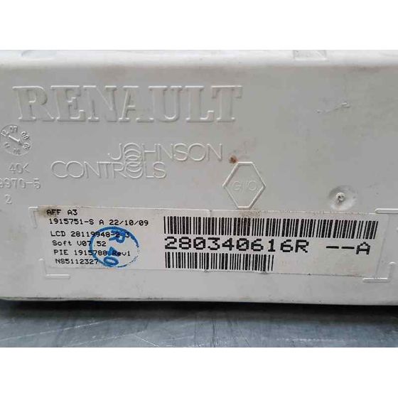 Pantalla Multifuncion para Renault Megane Iii Berlina 5 P