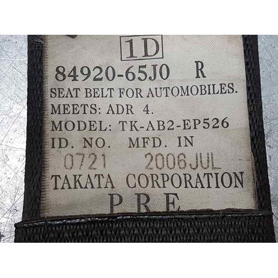 Pretensor Airbag Derecho Para Suzuki Grand Vitara Jb