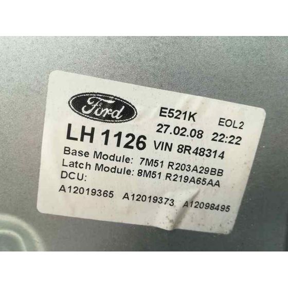 Elevalunas Delantero Izquierdo Para Ford C-Max