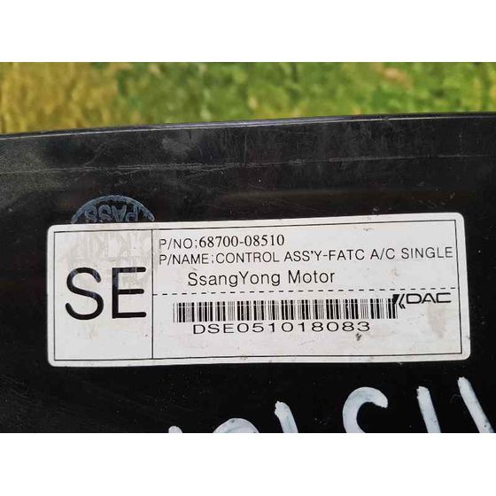 Mando Climatizador para Ssangyong Rexton