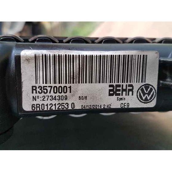 Radiador Agua Para Skoda Fabia