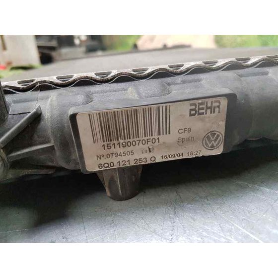 Radiador Agua Para Seat Ibiza