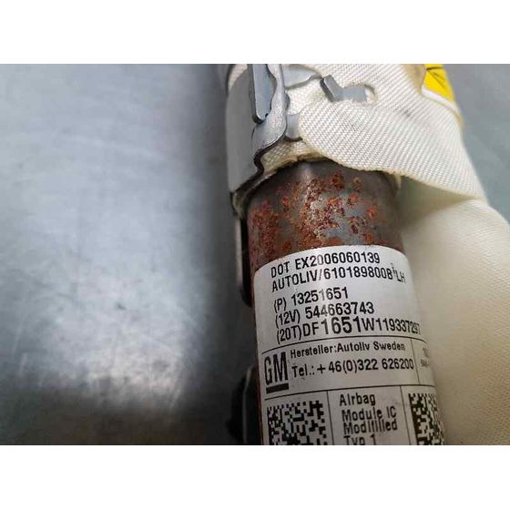 Airbag Cortina Delantero Izquierdo Para Chevrolet Cruze