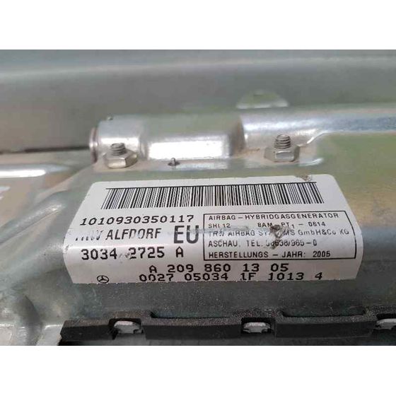 Airbag Lateral Izquierdo Para Mercedes Clase Clk Coupe