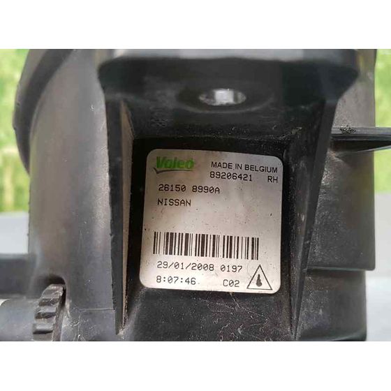 Faro Antiniebla Derecho Para Nissan Qashqai