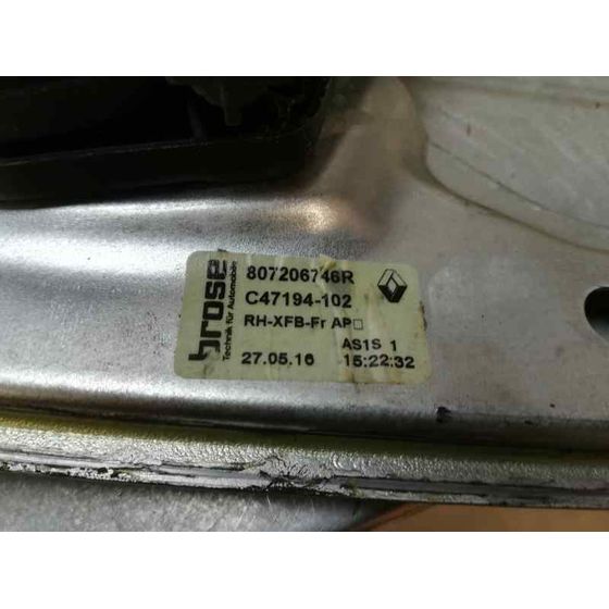 Elevalunas Delantero Derecho Para Renault Megane Iv Berlina 5P