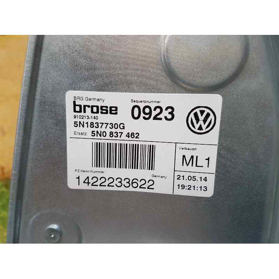 Elevalunas Delantero Derecho Para Volkswagen Tiguan