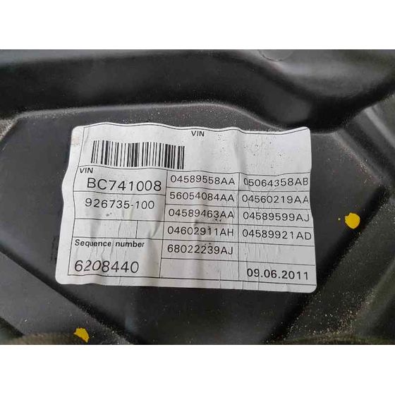 Elevalunas Delantero Izquierdo Para Jeep Gr.cherokee