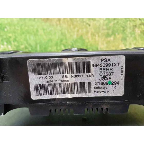 Mando Climatizador Para Peugeot 307 Break / Sw