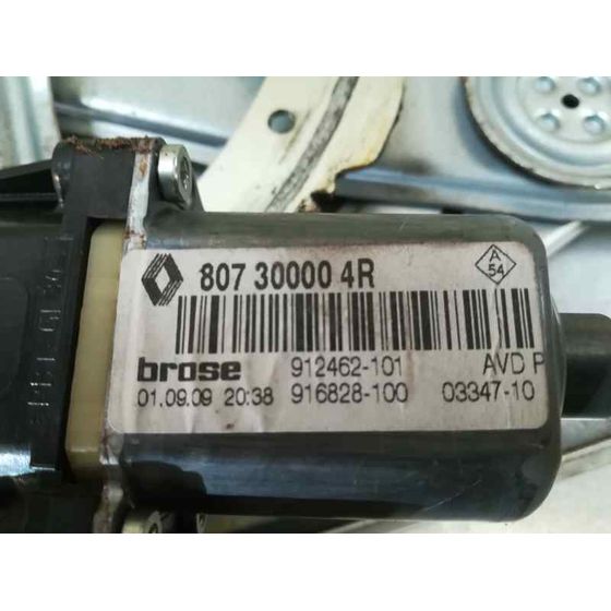Elevalunas Delantero Derecho Para Renault Megane Iii Berlina 5 P