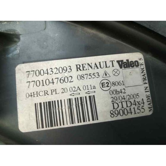 Faro Derecho Para Renault Scenic Rx4