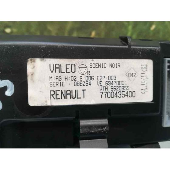 Mando Climatizador Para Renault Scenic Rx4