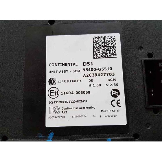 Modulo Electronico Para Kia Niro