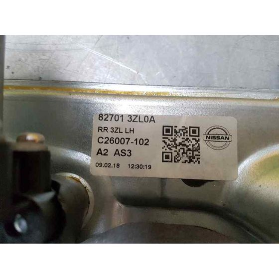 Elevalunas Trasero Izquierdo Para Nissan Pulsar