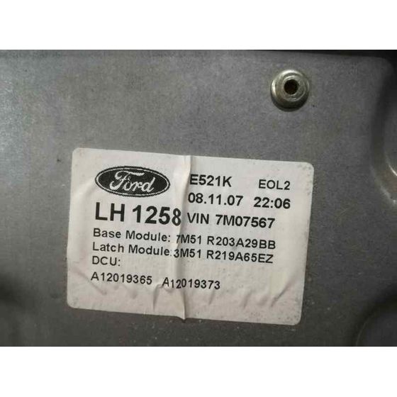 Elevalunas Delantero Izquierdo Para Ford C-Max