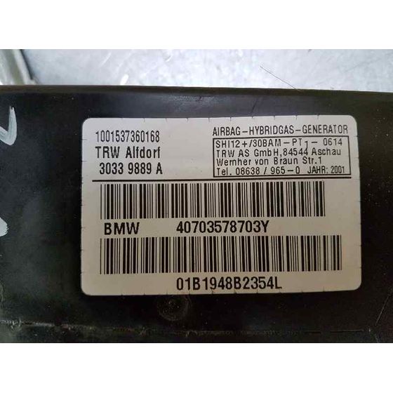 Airbag Lateral Trasero Izquierdo Para Bmw X5