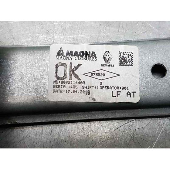 Elevalunas Delantero Izquierdo Para Dacia Sandero