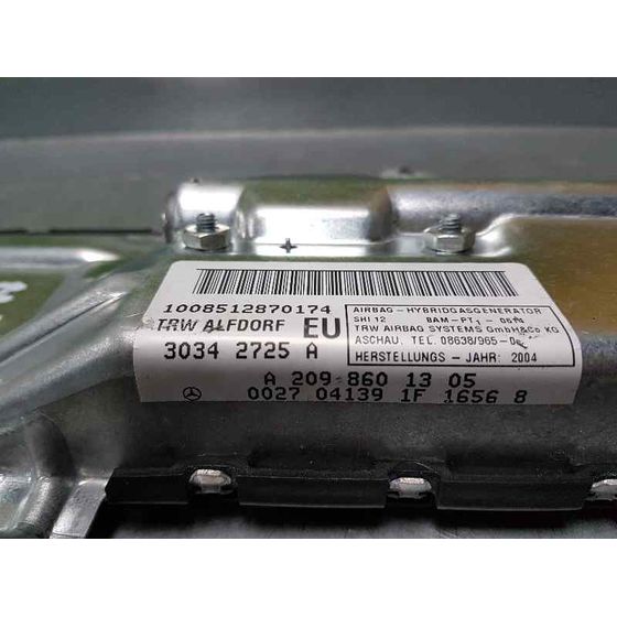 Airbag Lateral Delantero Izquierdo Para Mercedes Clase Clk Coupe