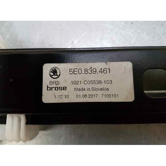 Elevalunas Trasero Izquierdo Para Skoda Octavia Lim.